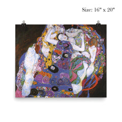 The Maiden by Gustav Klimt poster 2