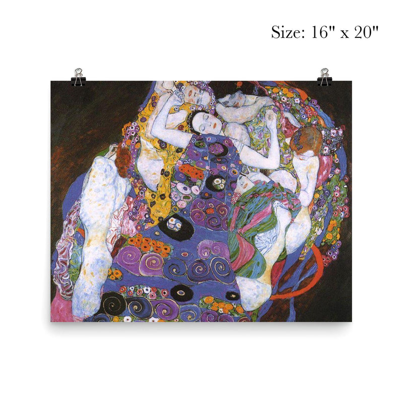 The Maiden by Gustav Klimt poster 2