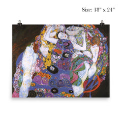 The Maiden by Gustav Klimt poster 5