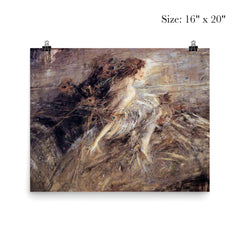 The Marchesa Luisa Casati with Peacock Feathers by Giovanni Boldini, 1911-1913 poster 2