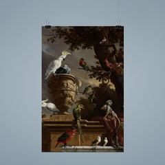 The Menagerie by Melchior d'Hondecoeter, 1690 poster 9