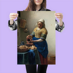 The Milkmaid by Johannes Vermeer, c. 1660 poster 3