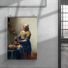 The Milkmaid by Johannes Vermeer, c. 1660 poster 4