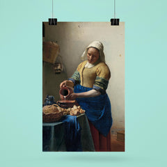 The Milkmaid by Johannes Vermeer, c. 1660 poster 6