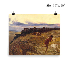 The Miracle of the Gaderene Swine by Briton Riviere poster 2