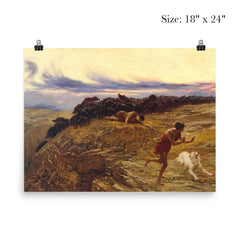 The Miracle of the Gaderene Swine by Briton Riviere poster 5