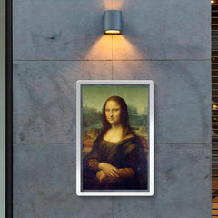 The Mona Lisa poster mockup 2
