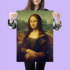 The Mona Lisa poster mockup 3