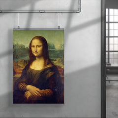 The Mona Lisa poster mockup 4