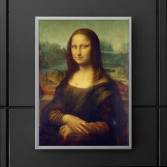 The Mona Lisa poster mockup 5