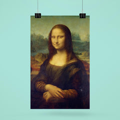 The Mona Lisa poster mockup 6