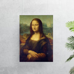 The Mona Lisa poster mockup 7