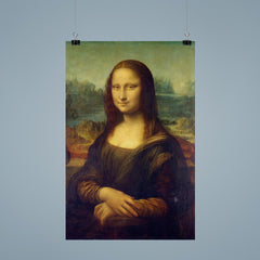 The Mona Lisa poster mockup 9