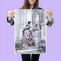 The Month of Mary by Madeleine Lemaire, 1886 poster 3