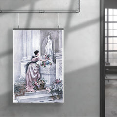 The Month of Mary by Madeleine Lemaire, 1886 poster 4