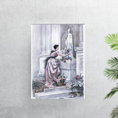 The Month of Mary by Madeleine Lemaire, 1886 poster 7