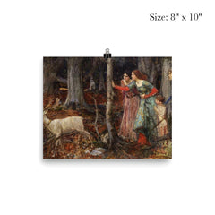 The Mystic Wood by John William Waterhouse poster 4