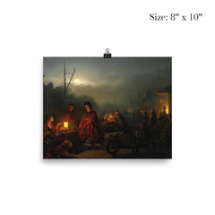 The Night Market by Petrus van Schendel poster 4