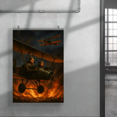 The Night Witches over burning front lines poster 4