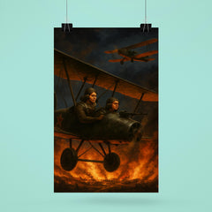 The Night Witches over burning front lines poster 6