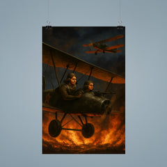 The Night Witches over burning front lines poster 9