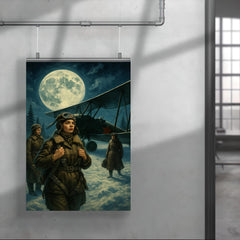 The Night Witches pre flight in moonlit snow poster 4