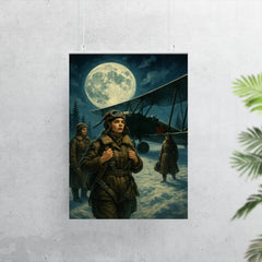 The Night Witches pre flight in moonlit snow poster 7