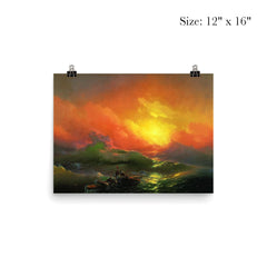 The Ninth Wave by Ivan Aivazovsky, 1850 poster 3