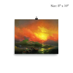 The Ninth Wave by Ivan Aivazovsky, 1850 poster 4