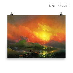 The Ninth Wave by Ivan Aivazovsky, 1850 poster 5