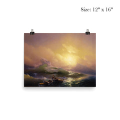 The Ninth Wave by Ivan Konstantinovich Aivazovsky, 1850 poster 3