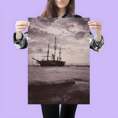 The Norwegian Arctic Exploration Ship Fram in Ice, 1894 poster 3