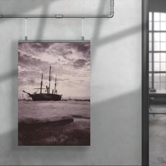 The Norwegian Arctic Exploration Ship Fram in Ice, 1894 poster 4