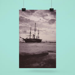 The Norwegian Arctic Exploration Ship Fram in Ice, 1894 poster 6