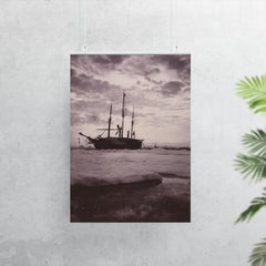 The Norwegian Arctic Exploration Ship Fram in Ice, 1894 poster 7