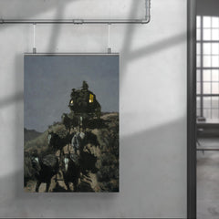 The Old Stage Coach of the Plains by Frederic Remington, 1901 poster 4