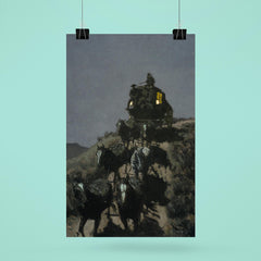 The Old Stage Coach of the Plains by Frederic Remington, 1901 poster 6