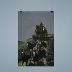 The Old Stage Coach of the Plains by Frederic Remington, 1901 poster 9