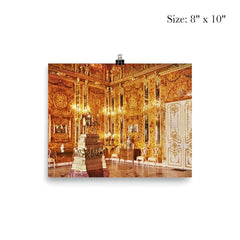 The Only Known Color Photograph of the Amber Room, St Petersburg, 1943 poster 4