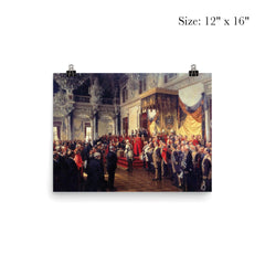 The Opening of the German Reichstag in the White Hall of the Berlin Palace by Anton von Werner, 1888 poster 3