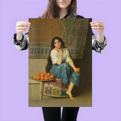 The Orange Seller by Enrique Serra Auqué, 1908 poster 3