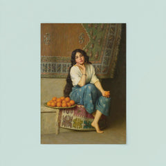 The Orange Seller by Enrique Serra Auqué, 1908 poster 8