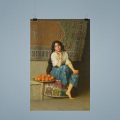 The Orange Seller by Enrique Serra Auqué, 1908 poster 9