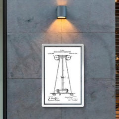 The original Tesla Coil patent drawing poster 2