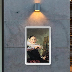 The Painteress (Self-Portrait) by Judith Leyster, 1630 poster 2