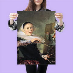 The Painteress (Self-Portrait) by Judith Leyster, 1630 poster 3