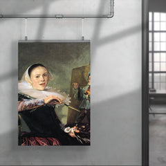 The Painteress (Self-Portrait) by Judith Leyster, 1630 poster 4