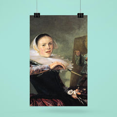 The Painteress (Self-Portrait) by Judith Leyster, 1630 poster 6