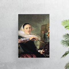The Painteress (Self-Portrait) by Judith Leyster, 1630 poster 7
