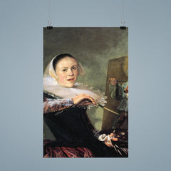 The Painteress (Self-Portrait) by Judith Leyster, 1630 poster 9